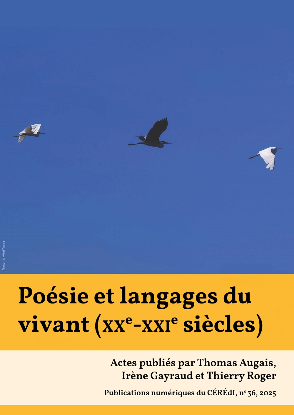 Poésie et langages du vivant (XXe-XXIe siècles)