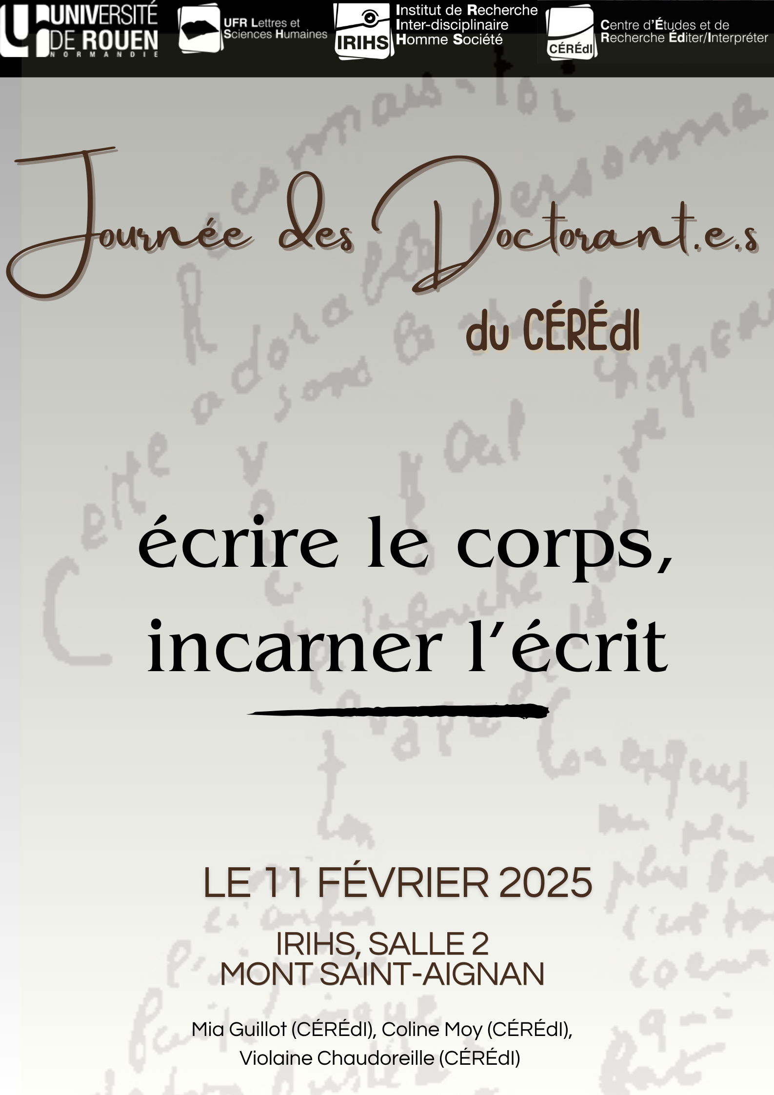 Journée des doctorant·e·s 2025